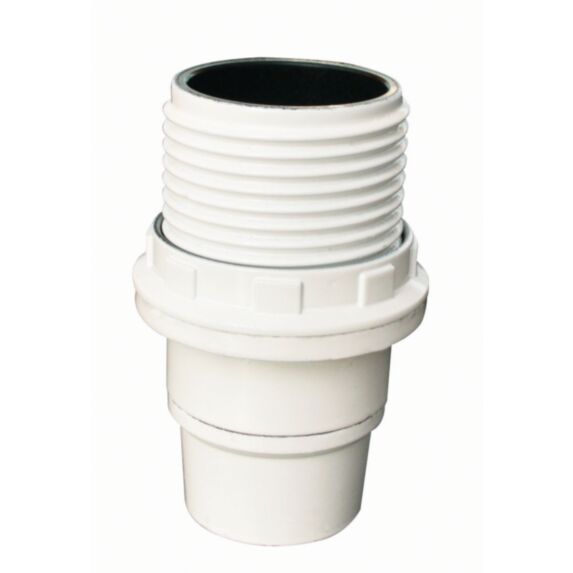 TIBELEC Douille E14 demi-filetée blanc