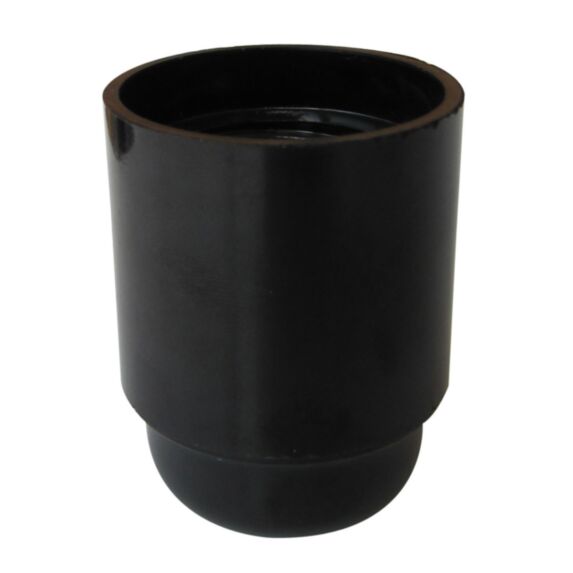 douille e27 bakélite lisse noire - TIBELEC