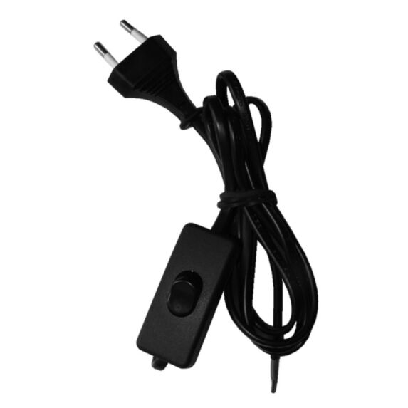 Cordon + interrupteur noir - TIBELEC