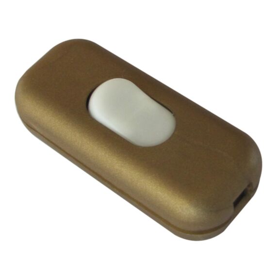 Interrupteur unipolaire à bascule or luminescent - TIBELEC