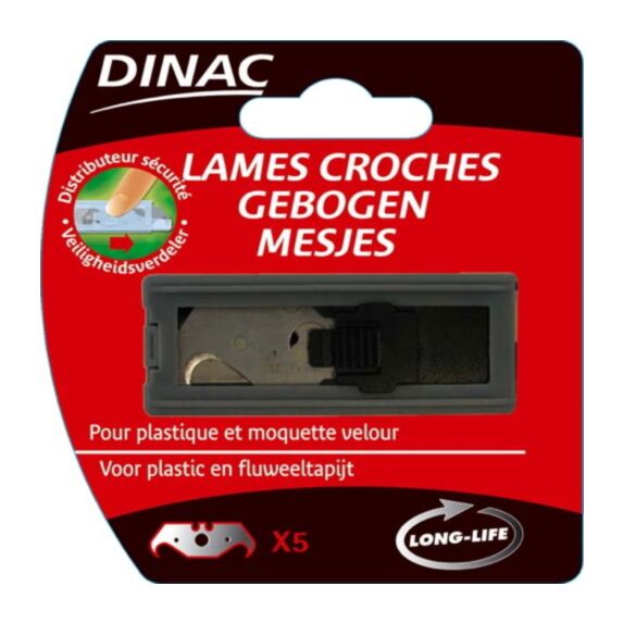 Lame croche etui de 5