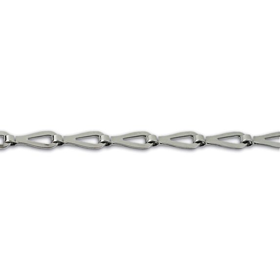 Chaîne découpé chromé 12kg mai L.19mm (vendu au mètre) - CHAPUIS