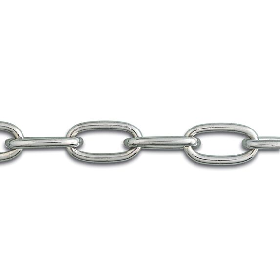 Chaine forc soud acier zingué 2,5mm