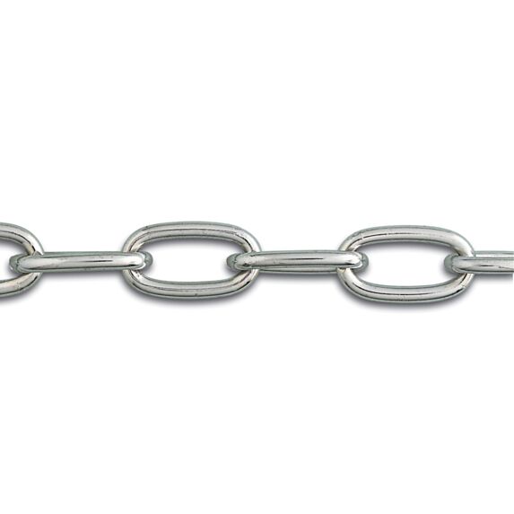 Chaine forcat soude acier zingué ∅ 3 (vendu au mètre) - CHAPUIS