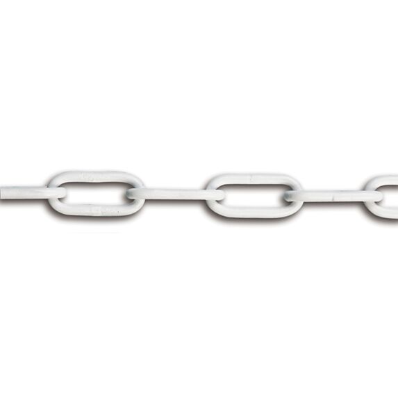 Chaine polyethyl d8mm blanc