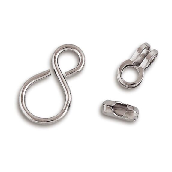 Accessoires chapes + clips + esses pour chaîne boule 2,5 et 3,2 mm - CHAPUIS