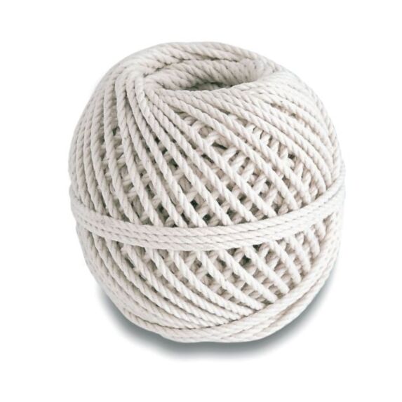 Cordeau maçon coton câblé écru Ø 3mm 20 m résistance 35kg