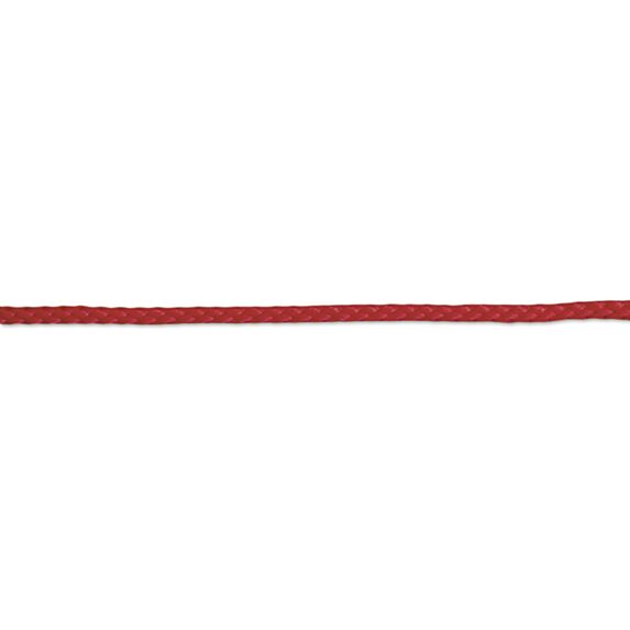 Corde en polypropylène tressée 200kg Ø 4mm rouge (vendu au mètre) - CHAPUIS