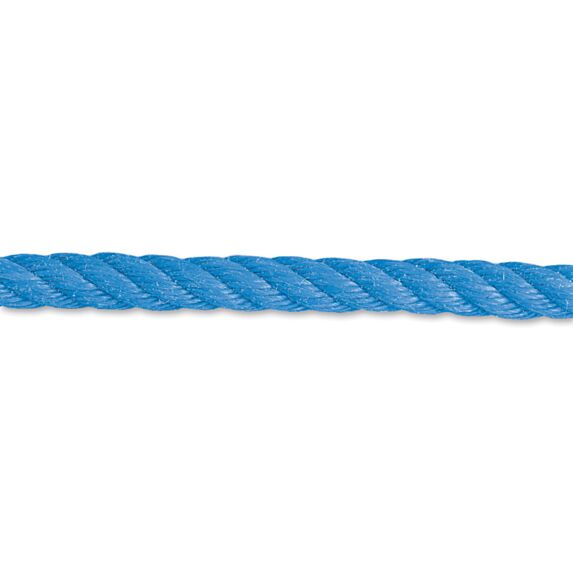 Corde polypropylene torsadée 2,2T Ø 12mm bleu (vendu au mètre) - CHAPUIS