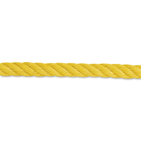 Corde polypropylene jaune 1t ∅ 8mm (vendue au mètre) - CHAPUIS