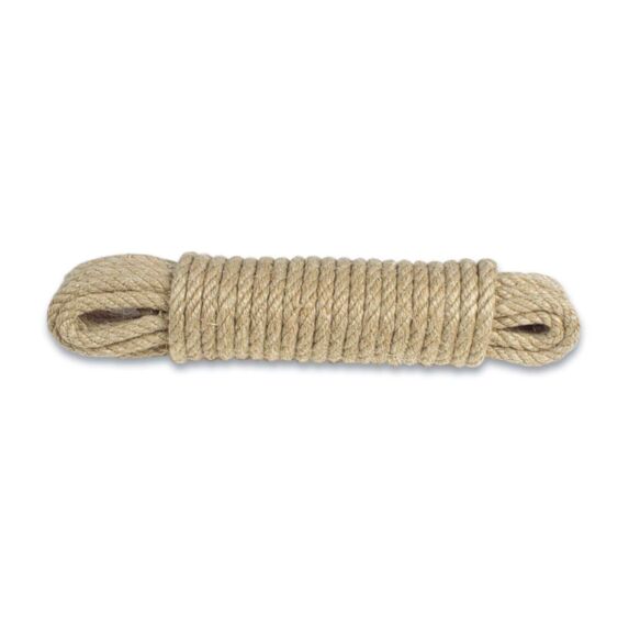 Corde torsadée chanvre 8mm Longueur 10 mètres- CHAPUIS