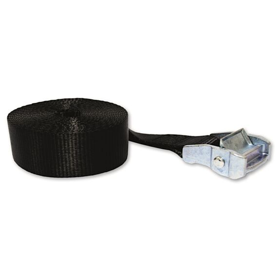 Sangle PP came griffes 71kg 25mm 2,5m Noir