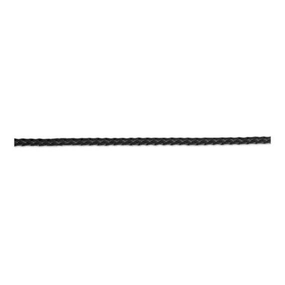 Corde polypropylène tressée 200kg Ø 4mm noire (vendu au mètre) - CHAPUIS