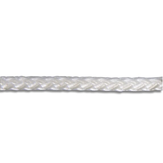 Corde polyamide tressée 375kg Ø 5mm blanc (vendu au mètre) - CHAPUIS