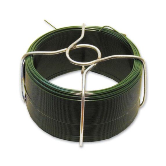 Fil métallique filpack acier plastifié vert ø 1,4mm l. 30 m