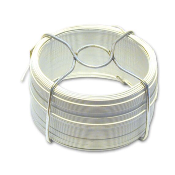 Fil plastifié blanc ∅ 0,8 mm L.75 m - CHAPUIS