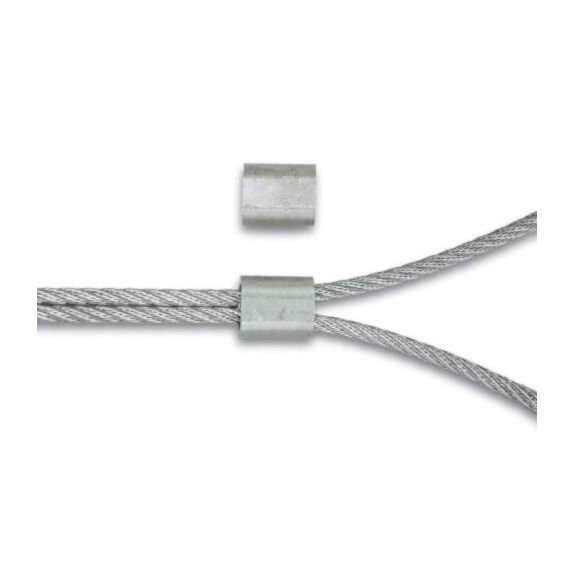 10 manchons aluminium pour câble  ø 5mm - CHAPUIS 