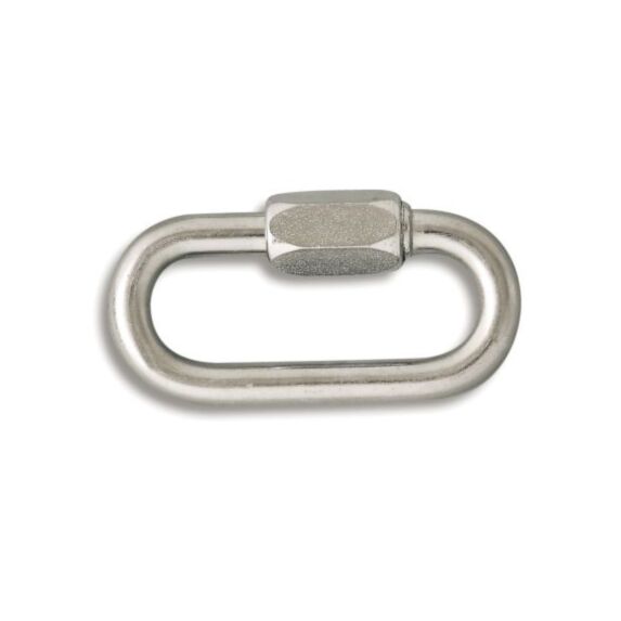 2 maillons de jonction acier zingué pour chaînes ø 4mm