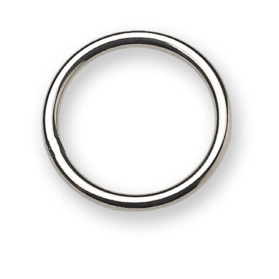 Lot de 3 anneaux soudés - acier inoxydable - ∅ fil 4 mm - ∅ 32 mm - CHAPUIS