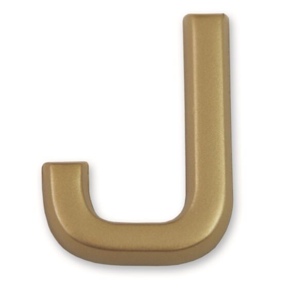 Lettre dorée adhésive 