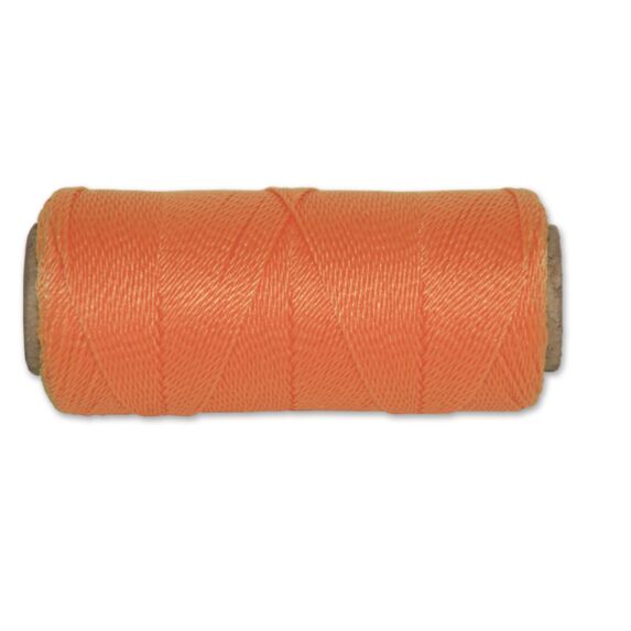Fil en polypropylène - L.50 m x ø 1 mm - orange fluo - CHAPUIS