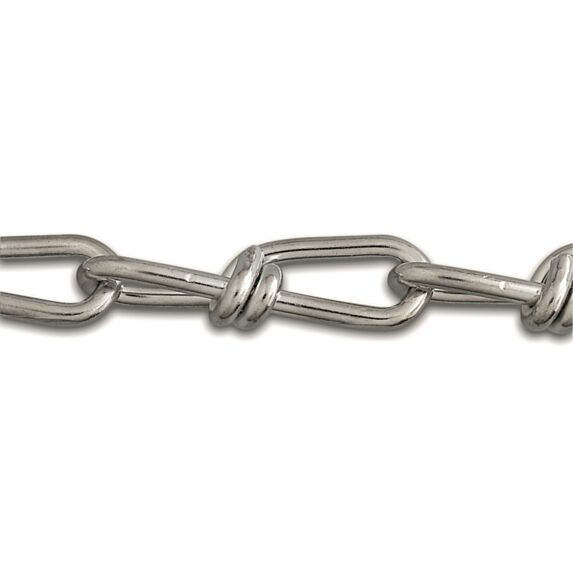Chaîne non soudée maille nouée victor acier zingue 50 kg ∅ 2 mm L 2,5 m - CHAPUIS