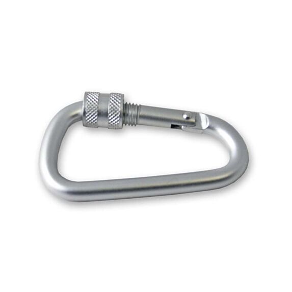 Porte-mousqueton asymétrique à vis