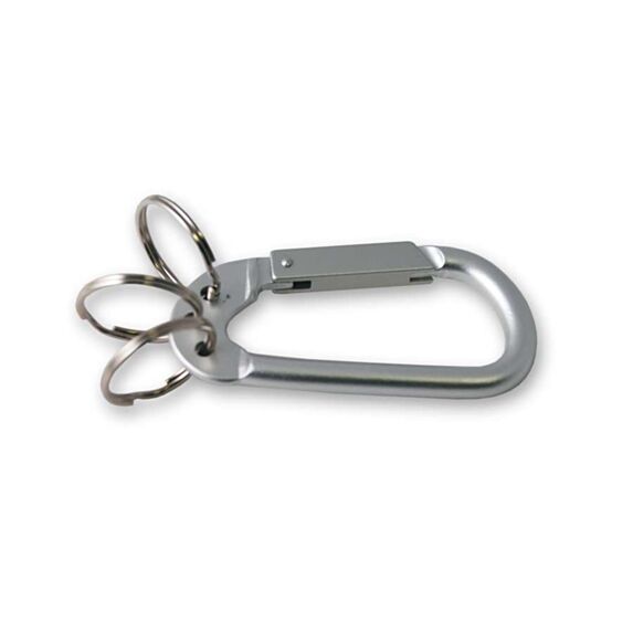 Porte-mousqueton avec 3 anneaux