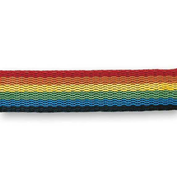 Sangle polypropylene arc-en-ciel l.25mm - CHAPUIS