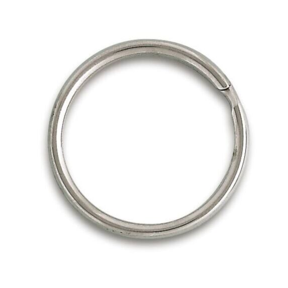 15 anneaux brisés acier nickelé Ø12mm intérieur