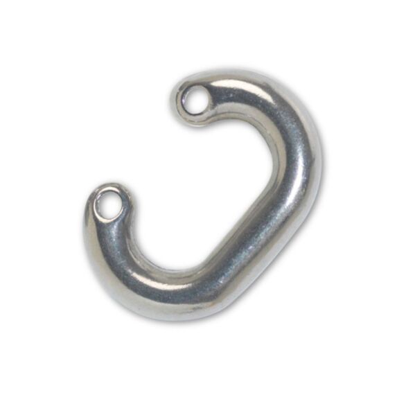Maillon de jonction à river  - acier inoxydable - charge de travail indicative 300 kg - pour chaîne diamètre 8 mm - CHAPUIS