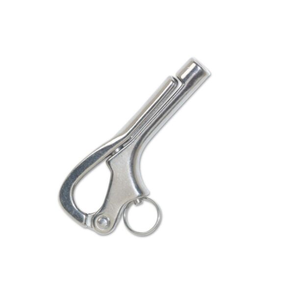 Crochet pélican à visser - acier inoxydable - 230 kg - m8 - longueur 100 mm - CHAPUIS