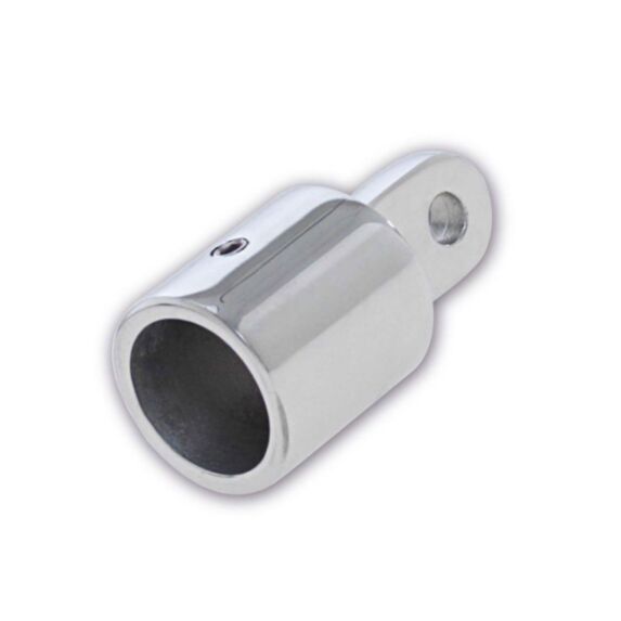 Embout femelle droit avec patte d'articulation - acier inoxydable - pour tube Ø 22 mm - H58 mm - CHAPUIS