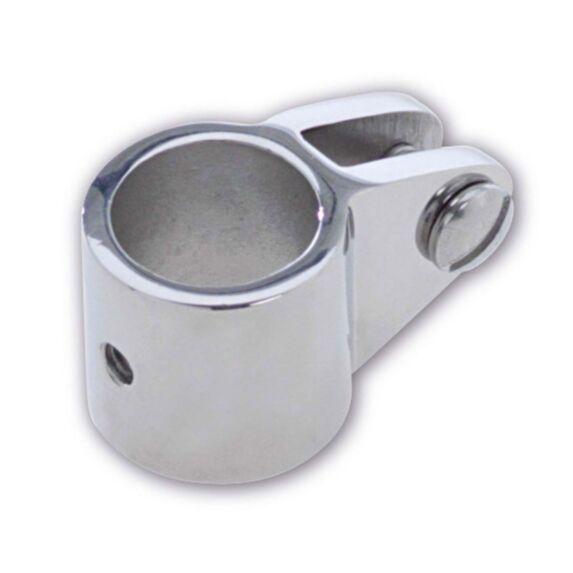 Articulation à fourche + vis de maintien - acier inoxydable - pour tube Ø25 mm - CHAPUIS