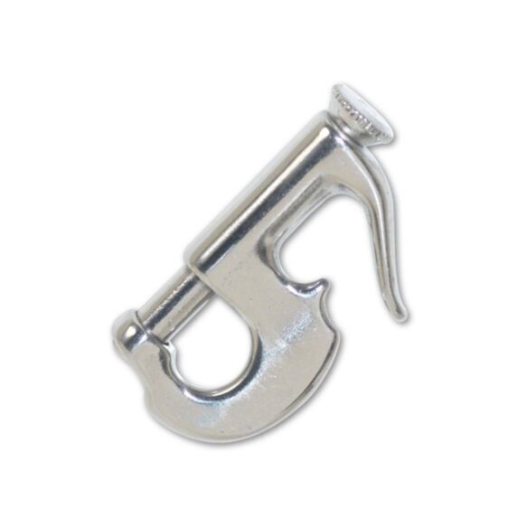 Mousqueton de foc - acier inoxydable - charge de travail indicative 70 kg - longueur 62 mm - CHAPUIS