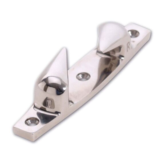 2 chaumards croisés droit+gauche - acier inoxydable - pour corde Ø12 mm - l120 mm - CHAPUIS