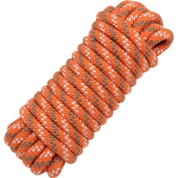Corde polypropylène/polyamide tressée Ø10mmx7,5m Orange