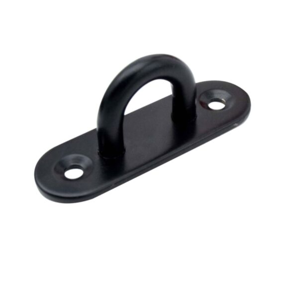 2 Platines à œil acier inoxydable Ø80x26mm + Fil Ø8mm - CHAPUIS