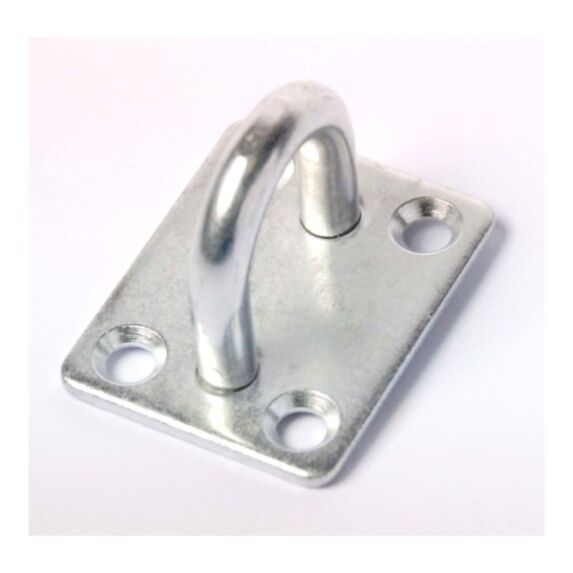 Platine à œil acier zingué Ø55x50mm + Fil Ø8mm - CHAPUIS