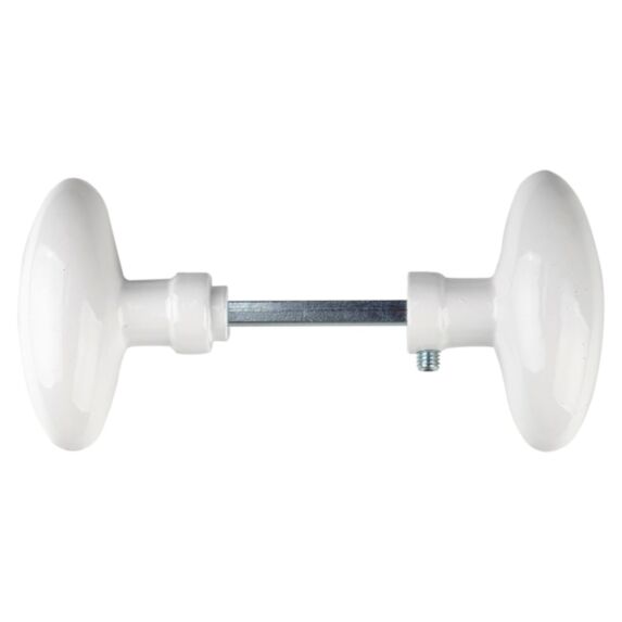 Boutons de porte intérieur olive blanc x2 - ALPERTEC