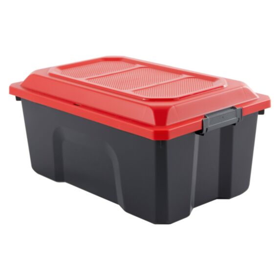 Malle de rangement Locker 40 L noir/rouge - SUNDIS
