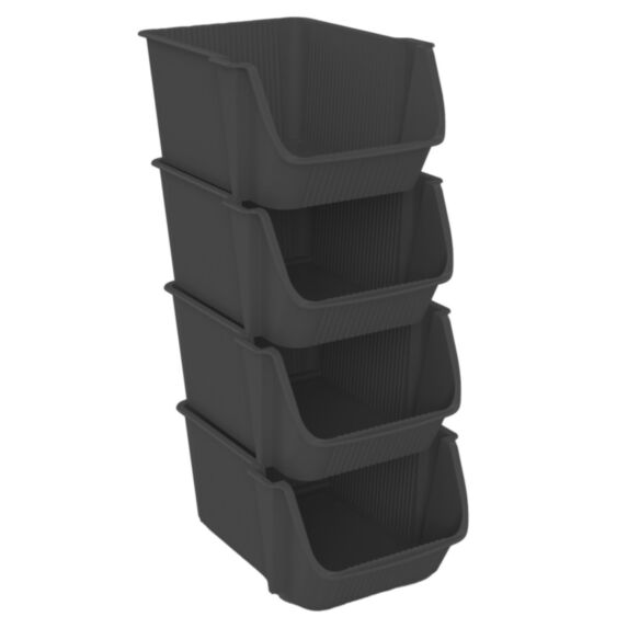Tour de rangement Fly Tower 46,6x29,8x69cm gris - SUNDIS