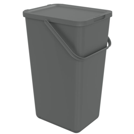Poubelle de tri Loops 32L gris - SUNDIS