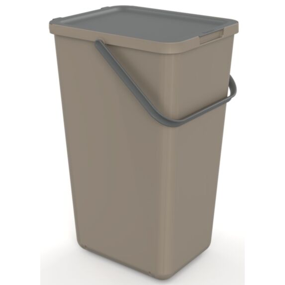 Poubelle de tri Loops 32L taupe - SUNDIS