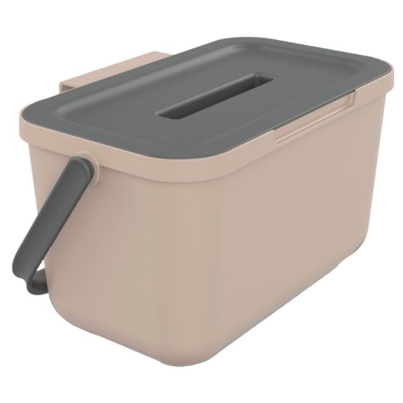 Poubelle à compost Loops 4L taupe - SUNDIS