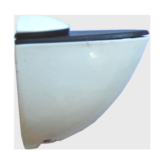 Equerre crocodile classique blanche x2