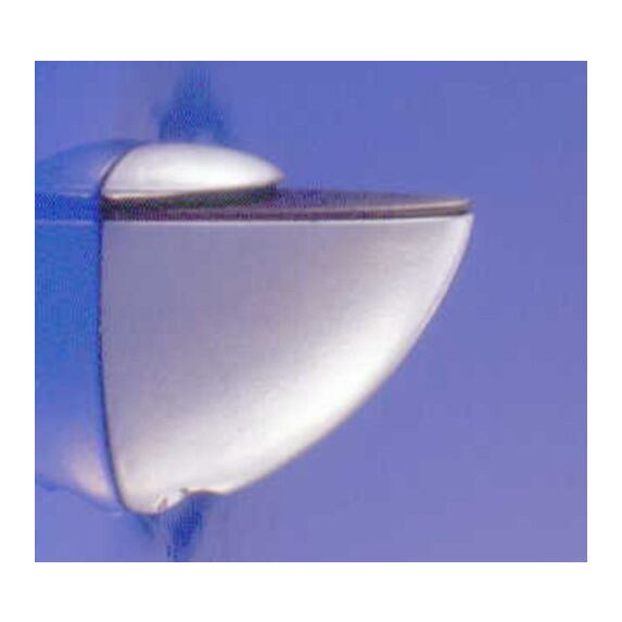 Equerre crocodile cristal chromée x2