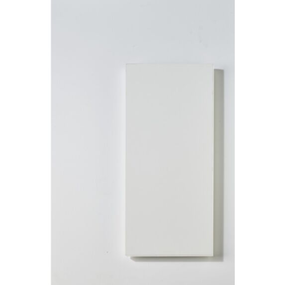 Tablette bois 18mm droite 60x25cm blanche