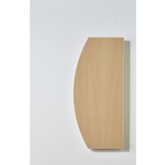 Tablette bois 18mm bombée 60x25cm hêtre