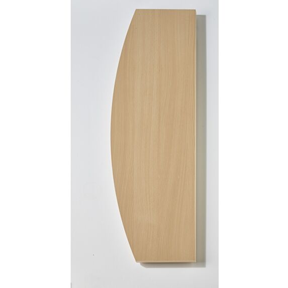 Tablette bois 18mm bombée 80x25cm hêtre